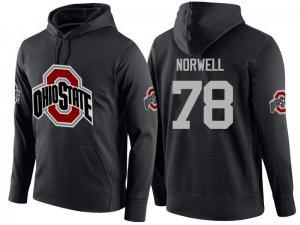 Men's Ohio State Buckeyes #5 Baron Browning Nike NCAA Name-Number College Football Hoodie Holiday NNT3844MB